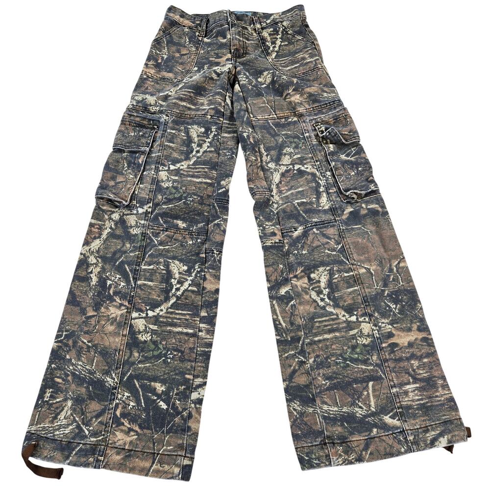 ReVice Los Angeles Realtree Camo Amelia Oakland Cargo Baggy Pants Women Size 23